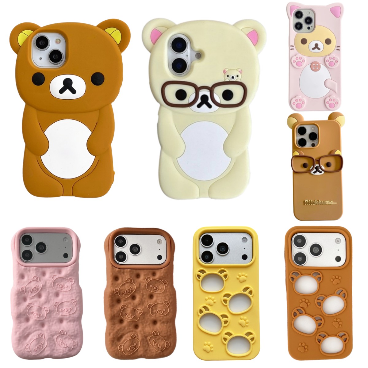 Apple Iphone 15 Pro Max - Custodia per telefono con orsetto 3D