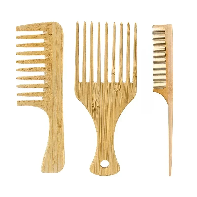Bamboo Cutlery Set - 1 pz pettine per capelli in