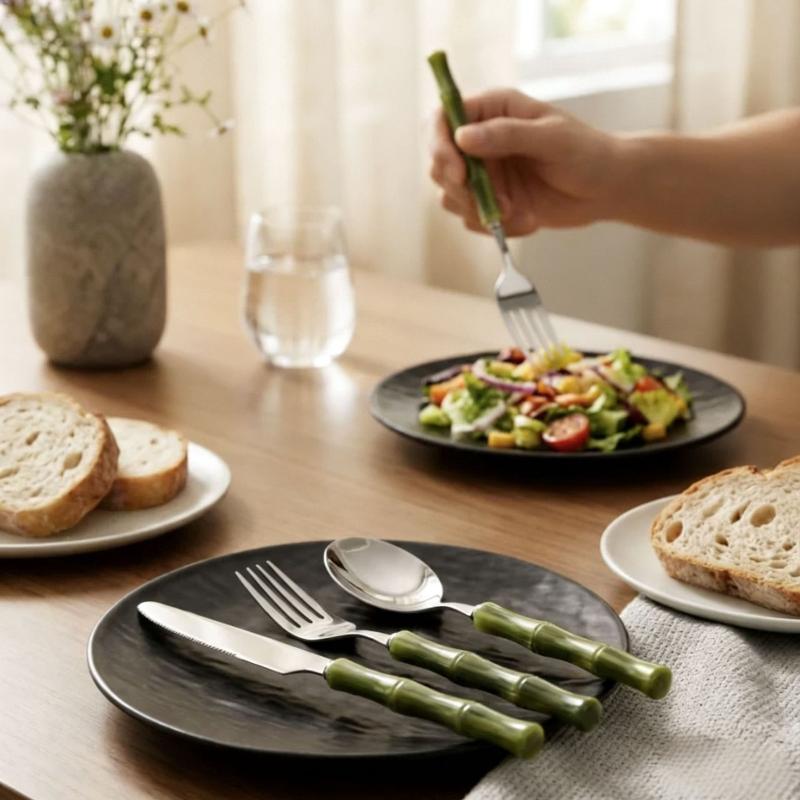 Set di Posate da Cucina in Acc - Bamboo Cutlery Set recensione e prezzo